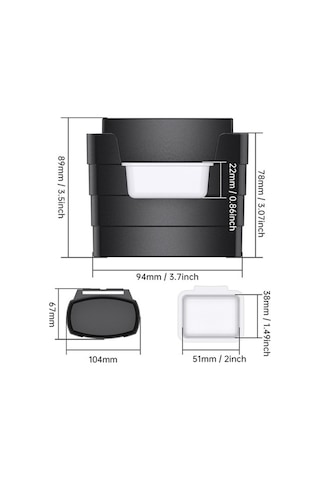 Createtech Sd-1019b Saklama Kutusu Patates Monte Fonksiyonlu Çöp Bardaklık Baharat Arabası Hq