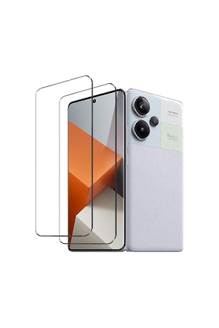Xiaomi Redmi Note 13 Pro Plus Tam Kaplayan Ekran Koruyucu Temperli Kırılmaz Cam