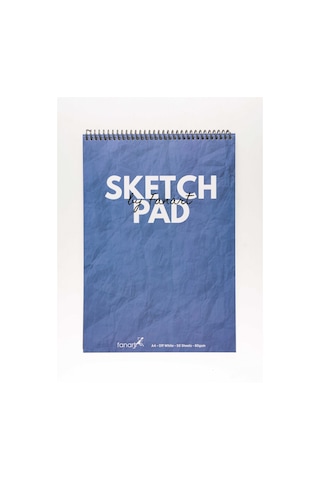 Fanart Academy Üstten Spiralli A4 Sketch Pad 80gr 50yp - Akdeniz