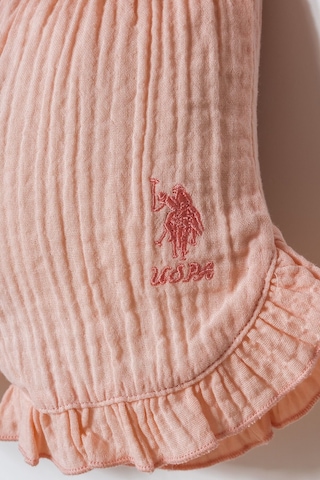U.s. Polo Assn. Kız Bebek Turuncu Şort Takım 5274-50093 Turuncu