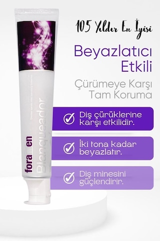 Foramen Whitening Beyazlatıcı Büyük Boy Diş Macunu 125 G
