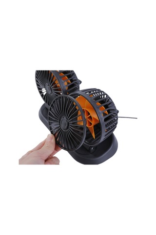 Çift Başlıklı 5" 24V Araç Fanı