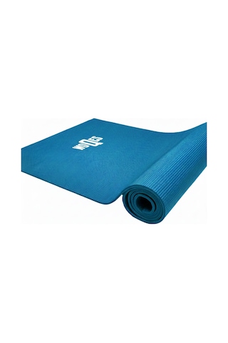 Woqes Egzersiz Matı 5mm Kalınlık 173x61 Cm Kaymaz Pilates Ve Fitness Matı Koyu Mavi Mavi