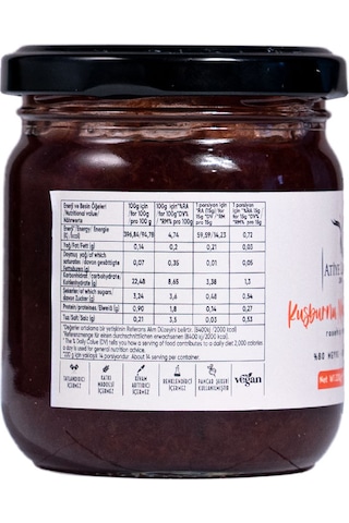 Atiye Laçin Kuşburnu Marmelatı 220 G
