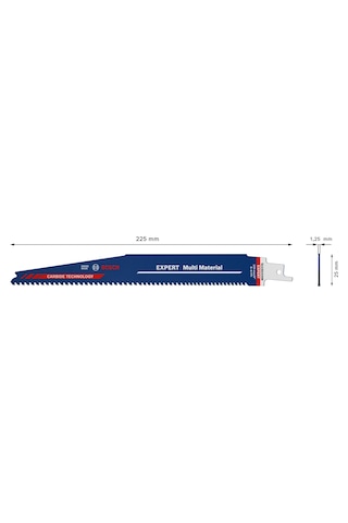 Bosch Expert Multi Material S 1156 XHM Panter Testere Bıçağı 1 Parça - 2608900391