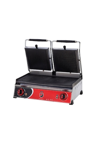 Işıkgaz Silverinox Elektrikli Döküm Çift Kapak 20 Dilim Tost Makinesi Slvr-2132