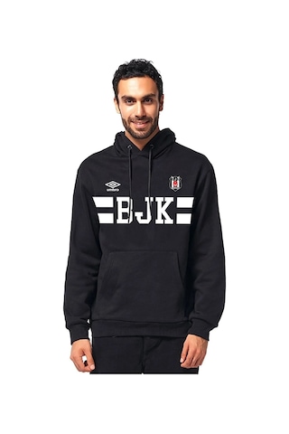 Beşiktaş Lisanslı Kapüşonlu Sweatshirt Siyah