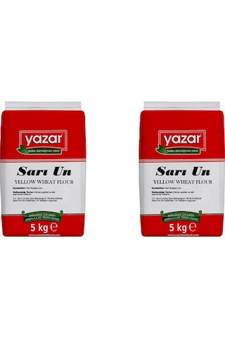Yazar Taş Değirmende Öğütülmüş Sarı Un 2 x 5 KG