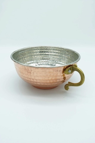 Bakır Ayran Tası 12x12x6cm Çok Renkli