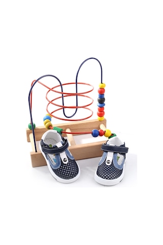 Şirin Bebe 3132 Ortopedik Erkek Bebek İlk Adım Ayakkabı Sandalet 001