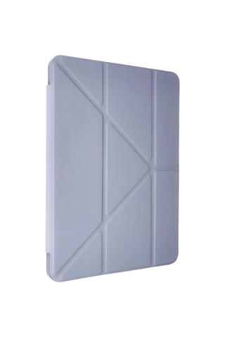 Mep Samsung Uyumlu Galaxy Tab A9 Plus Kılıf Kalemlikli Mars Tablet Kılıfı - Lila Najmaddin Arka Kapak