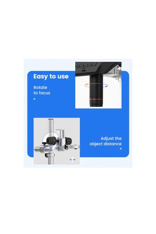 Dijital 10.1 İnc Lcd Ekran Mikroskop Hdmı/pc/wıfı Kumandalı 4 Mp Kamera Hassas Görüntü Kalitesi