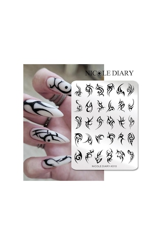 Nicole Diary Metal Stampa Tabakası X010 56257