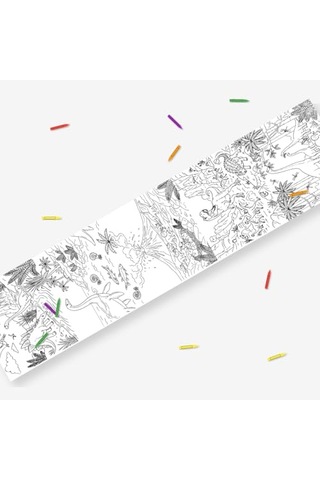 Boyama Kağıdı Dev Rulo Dinazorlar Dünyası 4 Metre 45cm Genişlik