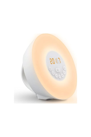 Bioxo Wake-Up Ayarlanabilir 6 Renkli Gece Lambası/Fm Radio/Alarml