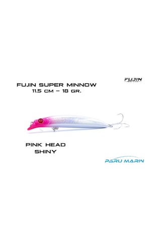 Fujın Super Minnow 11.5Cm 18Gr Maket Balık Pink Head Shiny