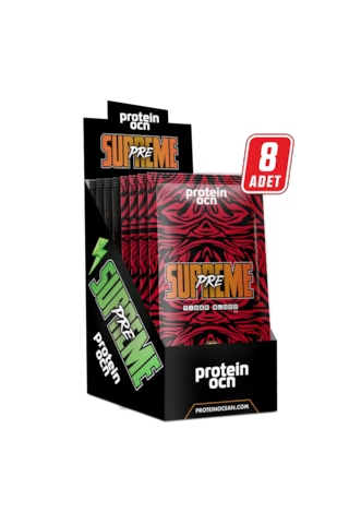 Preworkout Supreme - Karma Kutu - 8 Tek Kullanımlık Saşe Karışık