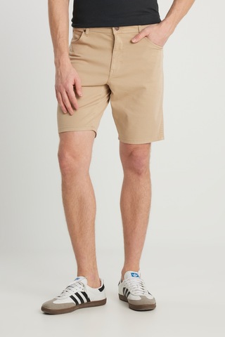 Wrangler Slim Fit Dar Kesim Pamuklu Esnek Erkek Şort W211205211 Camel