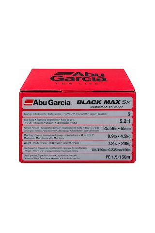 Abu Garcia Blackmax Sx Karbon Sx2000 Lrf-spin Olta Makinesi