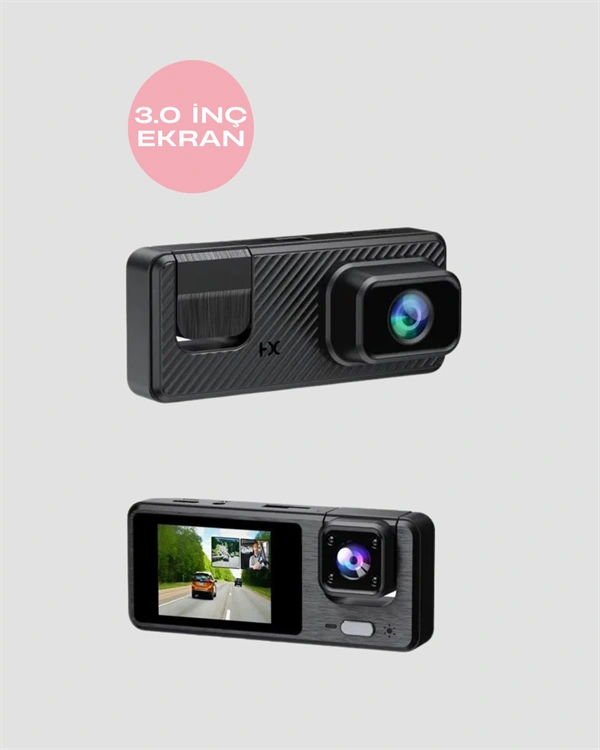 1080p 3 Kameralı Araç Dvr -q301