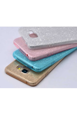 Samsung Uyumlu Galaxy A3 2017 Kılıf Simli Parlak Shining Kapak