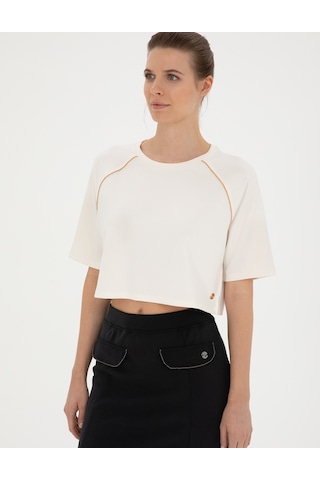Pierre Cardin Kadın Ekru Sweatshirt 50284069-vr019 Ekru
