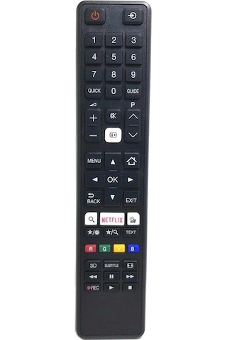 Toshiba Ct-8053 Netflix Tuşlu 3D-Led Tv Kumanda