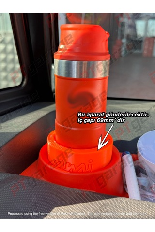 Citroen Ami Bardak Tutucu Aparat 69mm Uyumlu