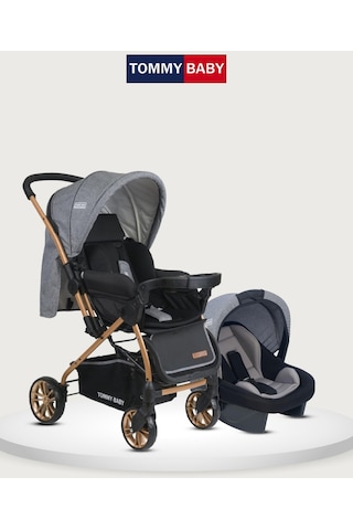Tommybaby TB-980 Gold Travel Sistem Bebek Arabası Puset