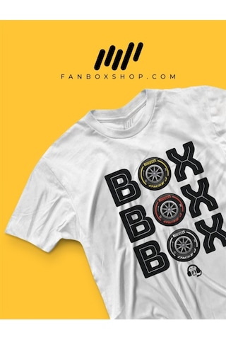 Flood Of Style Box Box Box T-shirt Beyaz