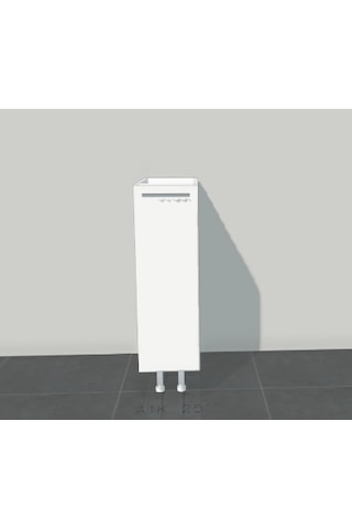 25 Cm Tek Kapak Mutfak Alt Dolabı