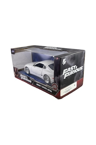 Jada 1:24 Hızlı Ve Öfkeli Fast And Furious Brian's Toyota Supra Beyaz Model Araba