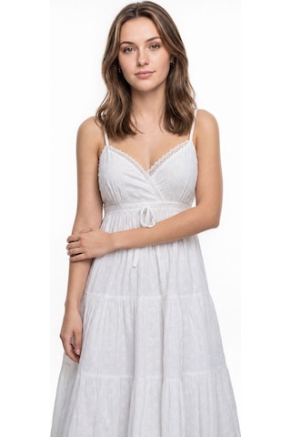 LOFT Loose Fit Kadın Elbise Lf2042480 Q1.v1 Beyaz