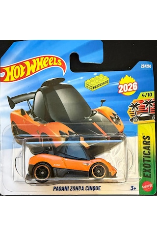 Hot Wheels Tekli Arabalar Pagani Zonda Cinque Jjk75 Exoticars Çok Renkli Hot Wheels Tekli Arabalar Pagani Zonda Cinque Jjk75 Exoticars Çok Renkli