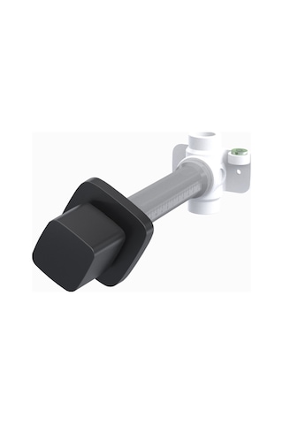 Aqua Bagno 90.99.06.01.02 Mega Ankastre Stop Valf 1/2 Mat Siyah