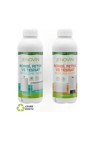 Jenovin Kombi Petek Tesisat Temizleme ve Koruma Sıvıları 1 L | Isıtma Sistemi Bakım Ürünleri