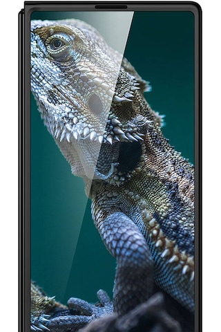 Zore Galaxy Uyumlu Z Fold 6 Kılıf Msra Full Camlı Kıpta Kapak-siyah Siyah