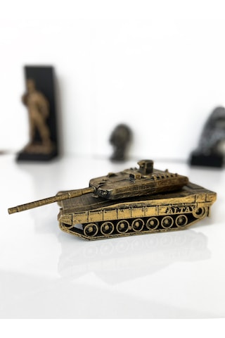Dekoratif Tank Biblosu Hediyelik Ve Koleksiyonluk Askeri Araç