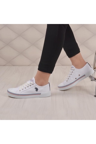 U.S. Polo Assn. U.S Polo Assn. Penelope 1FX Beyaz Erkek-Kadın Günlük Konvers Ayakkabı Beyaz