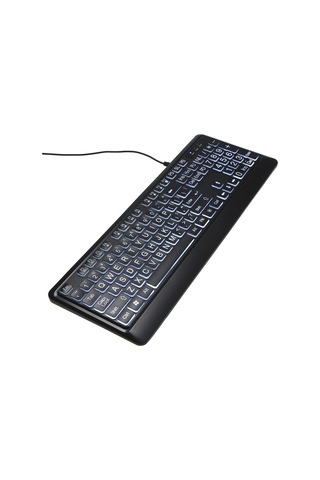 Lemestar Büyük Tuşlu Usb Klavye - Yaşlılar Ve Görme Engelliler İçin Arka Aydınlatmalı Rahat Yazım
