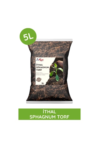 Bykurt 5l Premium Bitki Toprağı İthal Sphagnum Ts1 Torf Sinek Böcek Yapmaz Toprak 5 Litre