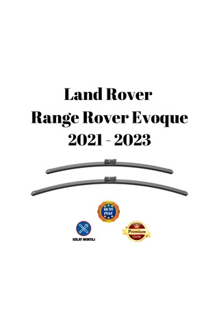 Land Rover Range Rover Evoque 2021 2022 2023 Uyumlu Araca Özel Ön Cam Muz Tipi Silecek Süpürgesi Takımı 65/53cm 2li Set Silbak