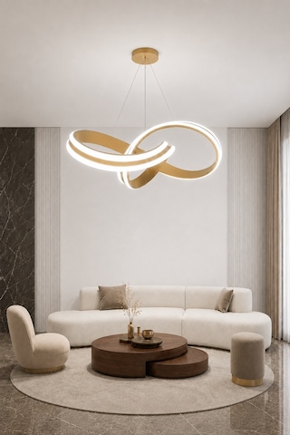 Arona Led Sarkıt Avize Beyaz Işık Eskitme