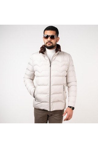 Montesori Slimfit Kapitone Erkek Mont