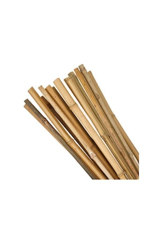 Bambu Sopası 150 Cm 16 -18Mm Bambu Çubuğu 5 Adet