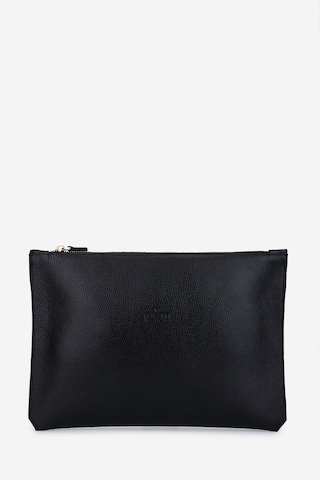 Valmenti Unisex Hakiki Deri Siyah Floter El Çantası 1012 2030 Cnt Sk25-26 Sıyah Fltr Siyah