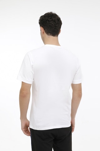 Lotto M-Ath Due V Tee 4Fx Ekru Erkek Kısa Kol T-Shirt 000000000101612072 Bej