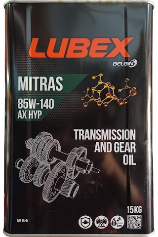 Lubex Mitras Ax Hyp 85W-140 Diferansiyel ve Dişli Yağı 15 KG