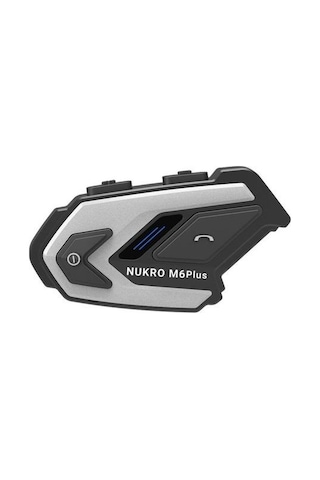 Nukrotech Nukro M6 Plus 6 Kişilik Bluetooth İnterkom Silver