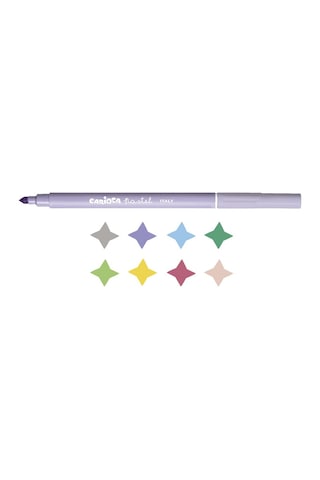 Pastel Süper Yıkanabilir Keçeli Kalem 8'Li